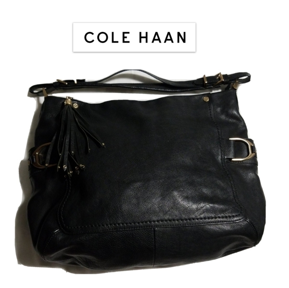 Cole Haan Brown Leather Shoulder Bag Handbag 